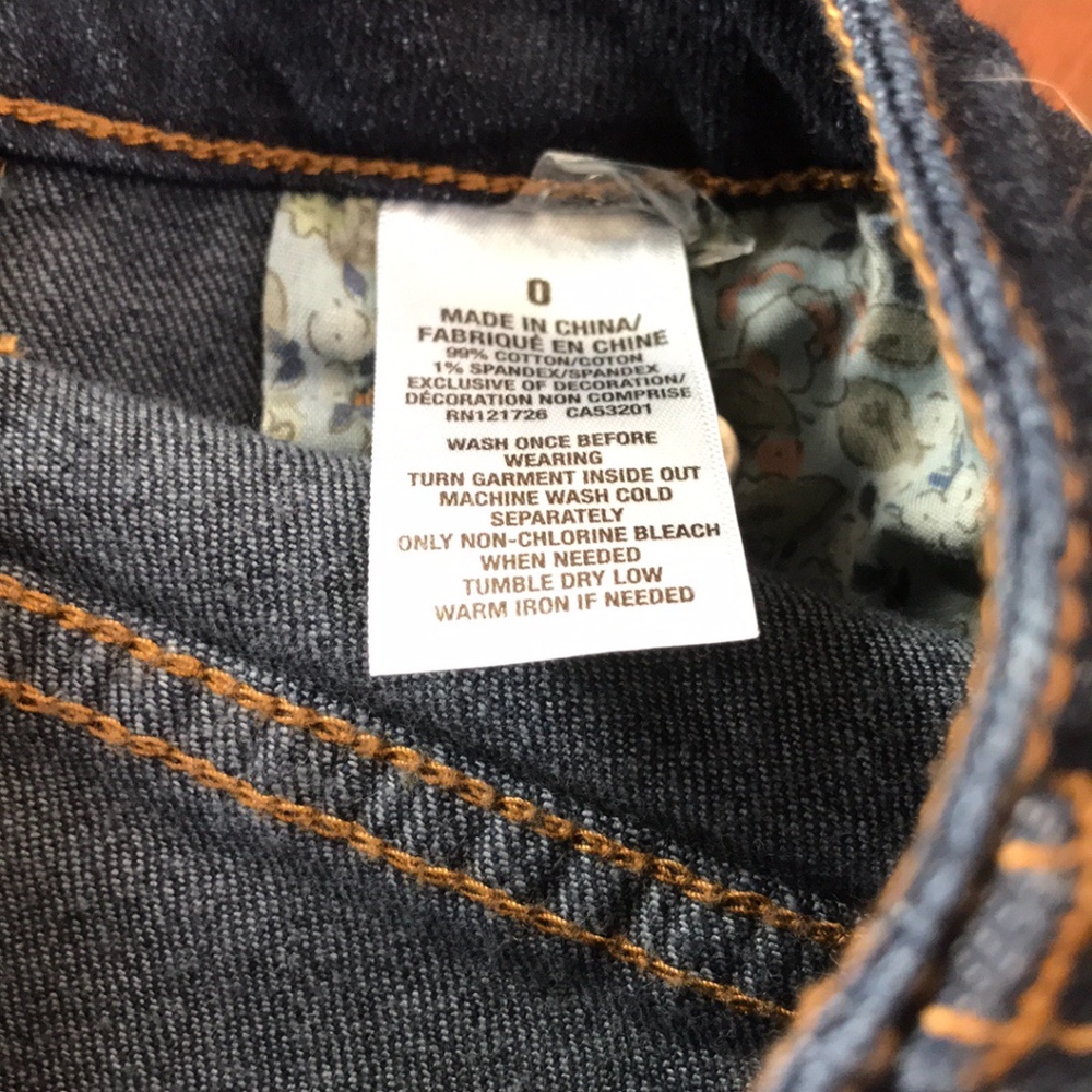 Denim shorts size 0 stretch - Picture 4 of 5